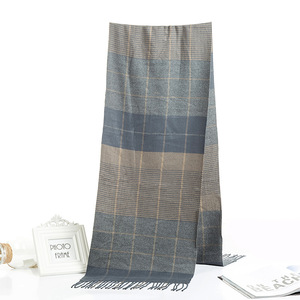 Écharpe en cachemire bon marché pour hommes Écharpe chaude en treillis pour l'automne et l'hiver Nouveau design Écharpes tendance pour femmes - Product Image 6