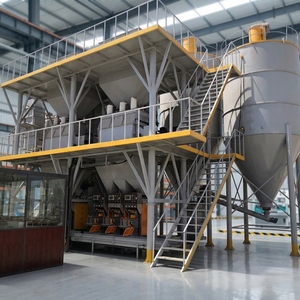 Línea de Producción de Mortero Seco de Alta Capacidad de 10-20 TPH, <span class=keywords><strong>Planta</strong></span> de Fabricación Automática de Adhesivo para Azulejos con Mezcladora de Doble Eje - Product Image 1