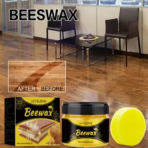Offre Spéciale JAYSUING Non toxique bois meubles rénovation cire d'abeille bois nettoyage polissage entretien cire sol polissage cire