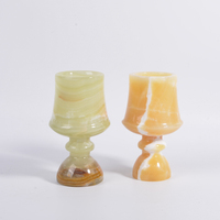 Porte-bougie en onyx vert naturel personnalisé, qualité supérieure, décoration d'hôtel et de maison, brûleur d'encens en jade