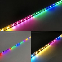Bande LED numérique intelligente DMX 48V RGBW SMD5050 72 LED, nouvelle bande lumineuse à effets de poursuite de couleur, étanche pour façade de bâtiment/bar