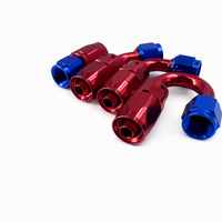 Kit de raccords de tuyau pivotants en aluminium anodisé HAOFA AN4-AN12, raccords de tuyau de carburant en caoutchouc résistant à l'usure basse pression