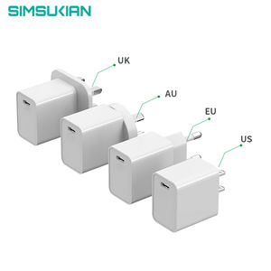 <span class=keywords><strong>Cargador</strong></span> Rápido Australiano 2 en 1 de <span class=keywords><strong>20W</strong></span>, 5V 3A, 9V 2.22A, 12V 1.67A, <span class=keywords><strong>Cargador</strong></span> de Pared <span class=keywords><strong>USB</strong></span> Tipo <span class=keywords><strong>C</strong></span>, <span class=keywords><strong>Cargador</strong></span> PD con Cable para - Product Image 3