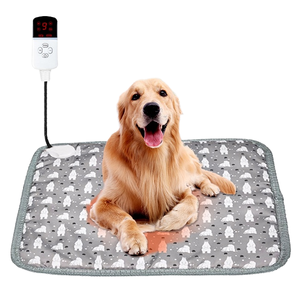 Square Electric <strong>Heated</strong> Pet Pad, Soft Warm Mat For Dogs <strong>Cats</strong>, Overheat Protection, Auto Shut Off, Waterproof Safe <strong>Heated</strong> <strong>Bed</strong> - Product Image 1