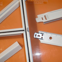 Grille de plafond en acier galvanisé, barre en T |   Profilé métallique pour plafond |   Système de cadre de plafond suspendu Prix d'usine