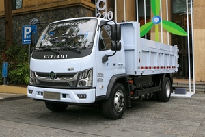 Camion <span class=keywords><strong>benne</strong></span> électrique Foton 4x2 3,7 m, batterie 106,95 kWh, autonomie 240 km, camion <span class=keywords><strong>benne</strong></span> hydraulique léger pour la construction urbaine - Product Image 4