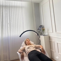 NOUVEAU Lampe de remplissage demi-lune en métal à fixation murale ou plafond pour salon, spa, tatouage, barbier, maquillage, cils – Éclairage mural pour tatouage