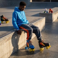 Patins à roulettes quad OEM personnalisés avec roues lumineuses pour la vente en gros