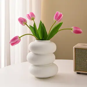 Искусственная керамическая ваза для цветов Современная керамическая баночка для имбиря с крышкой для домашнего свадебного стола