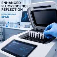 Tube PCR blanc de 0,2 ml (200 µl) à 8 bandes, non stérile, jetable, en plastique, pour la recherche et les tests moléculaires PCR en laboratoire