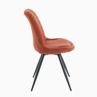 Chaises de salle à manger empilables en métal, style nordique américain moderne, luxe léger, imperméables, pour la maison, le bureau et l'hôtel