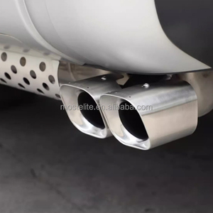 High Quality OEM Stainless Steel Dual-Outlet Car Tailpipe <b>Exhaust</b> <b>Pipes</b> for Land Rover Defender 90 110 130 - Product Image 5