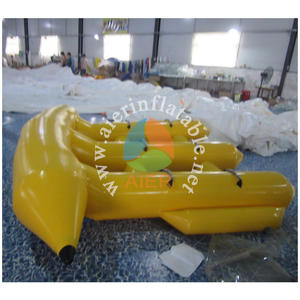 Waterspel Springkussens 4 Personen Water Schreeuwen Opblaasbare Vliegende Vis Bananenboot Voor Kinderen Volwassenen - Product Image 3