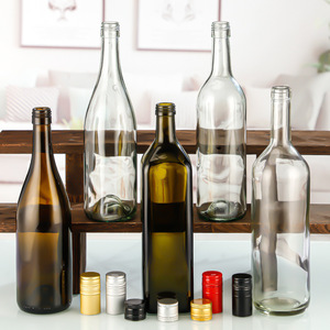 750ml <strong>Champagne</strong> Sake Shochu Burgundy Bordeaux Wine <strong>Bottles</strong> Black Brown Green Amber Wine Glass <strong>Bottles</strong> With Cork Stopper - Product Image 6