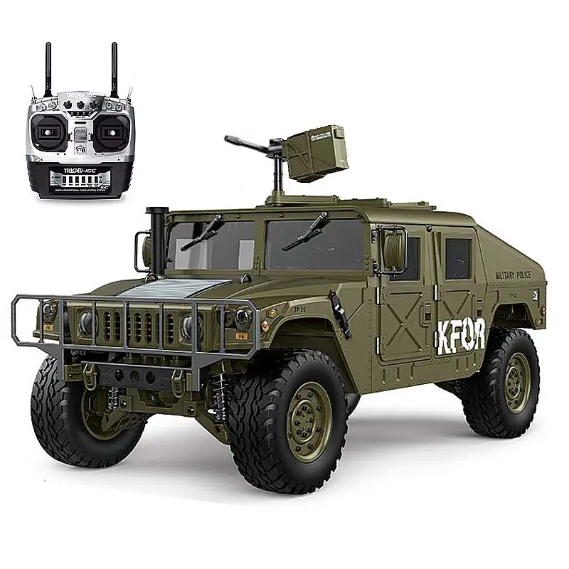 Updated HG-P408 Armored Truck 2.4G 16ch 1:10 Big Rc Off Road Tactical Vehicle with Light&Sound