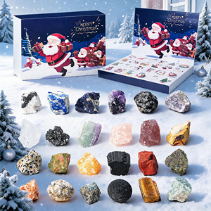 <span class=keywords><strong>Calendrier</strong></span> <span class=keywords><strong>de</strong></span> <span class=keywords><strong>l</strong></span>'<span class=keywords><strong>Avent</strong></span> en Cristal 24 Jours - Boîte Surprise <span class=keywords><strong>de</strong></span> Spécimens Minéraux Naturels Pierres <span class=keywords><strong>de</strong></span> Guérison pour le Compte à Rebours <span class=keywords><strong>de</strong></span> Noë<span class=keywords><strong>l</strong></span> - Vente en Gros - Product Image 1