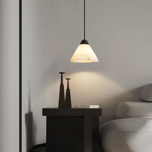 โคมไฟระย้าหรูหราทำจากทองแดงทั้งหมดสำหรับห้องนอนข้างเตียงบันไดห้องรับประทานอาหารห้องน้ำชาสไตล์จีนใหม่เรียบง่ายโคมไฟห้อยขนาดเล็ก - Product Image 1