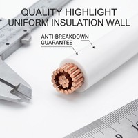 Cable Eléctrico RVV de Cobre Flexible con Aislamiento de PVC, 60227, 300V, 0.75mm², 1mm², 1.5mm², 2.5mm², 2, 3, 4, 5 Núcleos, Veroncable