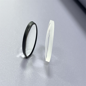 CaF2อินฟราเรดออปติคอลขอบสีดำ znse zns Ge MgF2และ Si แก้ว meniscus เลนส์นูนสำหรับระบบ IR - Product Image 4
