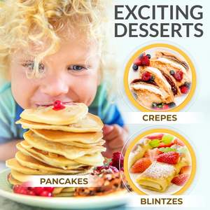 Offre Spéciale Crêpes électriques et pizzas à crêpes avec poêle à revêtement antiadhésif <span class=keywords><strong>Crêpière</strong></span> professionnelle bon marché de 12 pouces - Product Image 6