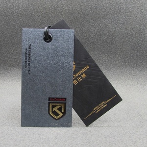 Nhiều màu sắc nghệ thuật giấy các tông logo kim loại dây giày treo thẻ mới <span class=keywords><strong>hangtag</strong></span> thiết kế - Product Image 4