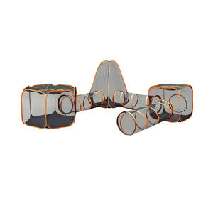 PiCiPaw 6-in-1 grandi custodie per gatti da esterno Pop Up tende da gioco per gatti con Tunnel per addestramento agilità per cani Tunnel portatile per animali domestici - Product Image 1