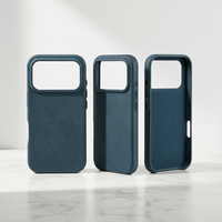 Vente en gros d'étuis de téléphone magnétiques antichoc en cuir de cheval de luxe pour 18/17/17/Pro/Pro Max, étui de téléphone fait main pour iPhone 15 Pro Max