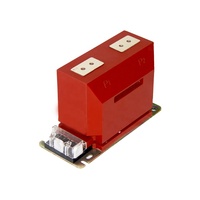 Transformador de 10KV, resina epoxi roja de tamaño pequeño, monofásico, 5-1000A, 0,5, 0, 2000, 0,2 S, 10P20, transformador de corriente usado para interiores