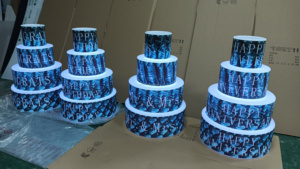 Rak pembawa pembawa pembawa botol kue ulang tahun LED VIP <span class=keywords><strong>Display</strong></span> layanan VIP akrilik Bar klub malam logo kustom - Product Image 2