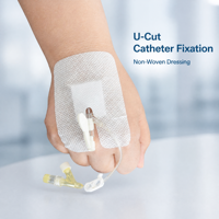 Pansement non tissé pour cathéter IV en forme de U, fixation pour pansement de plaie, usage clinique