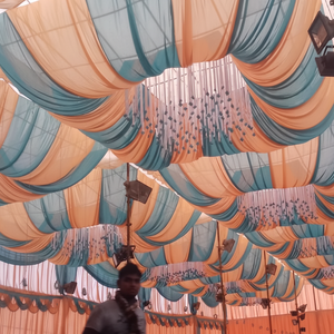 ผ้าม่านลายลูกไม้ซุ้มโค้งแบบยืดได้สำหรับงานเลี้ยงกลางแจ้งการตกแต่งเวทีและงานปาร์ตี้เป็นมิตรกับสิ่งแวดล้อม - Product Image 1