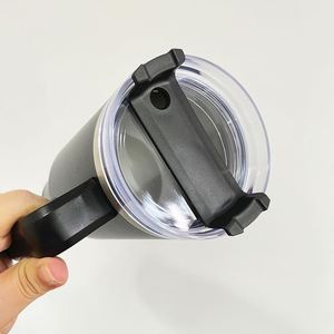 <b>Smart</b> Player Powder Coated Wireless Speaker 40oz Tumbler Stainless Steel Vacuum Insulation 40oz Speaker Tumbler with Handle - Product Image 5
