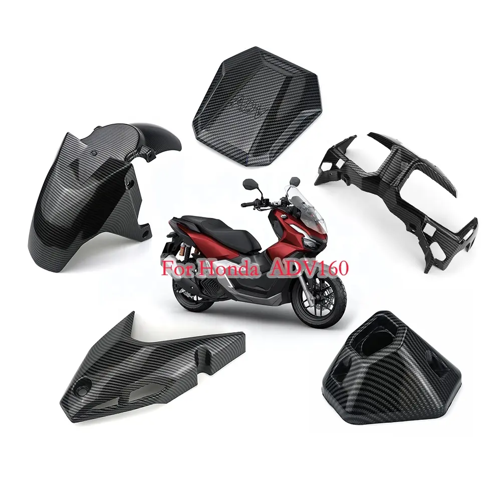 Für HONDA ADV 160 150 Motorrad verkleidung Kunststoff teile Fahrrad Carbon Zubehör Ganzkörper-Kits ADV160 Modifikation