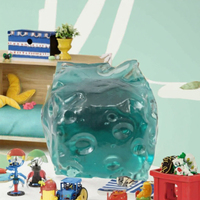 Jouet en caoutchouc souple transparent style gelée, grand format, en forme de fromage, le plus vendu – fin, très malléable, non-rétractable, inspiré de la vaseline, pour 14 ans et plus
