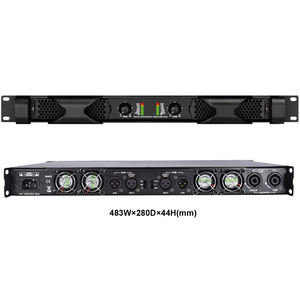 Amplificatore di potenza digitale Pro ad alta potenza 2x1800W 4Ohm classe-D 1U 19 "AMP 2x1000 Watt a 8 Ohm 2 uscite - Product Image 3