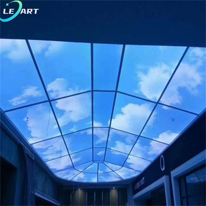 Flexible Transparente Bildfolie 3D Blauer Himmel PVC Kunstpaneele Deckenplatten für Haus Hydrant Frostschutz - Product Image 6