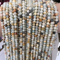Perles en pierre naturelle facettées de 2 mm, 3 mm, 4 mm, perles en cristal, pierres précieuses, amazonite, perles en vrac pour la fabrication de bijoux