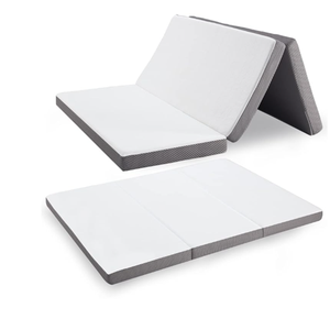 Gel Infused <strong>Memory</strong> <strong>Foam</strong> High Density Support Modern Queen Tri Fold Mattress with Travel <strong>Case</strong> Home Furniture - Product Image 1