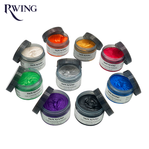 Popular <span class=keywords><strong>MOFAJANG</strong></span> pelo pomada Material temporal desechables barro Color de pelo cera de proveedor de china - Product Image 1