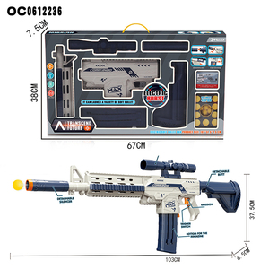 बच्चों के साथ शूटिंग बिजली बैटरी संचालित सॉफ्ट बॉल बंदूक खिलौना 36pcs बुलेट - Product Image 6