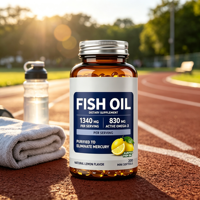 Compléments OEM : Capsules de Gel Molle Vegan d'Huile de Poisson Oméga-3, 6 et 9 pour le Soutien Immunitaire et Anti-Fatigue des Adultes