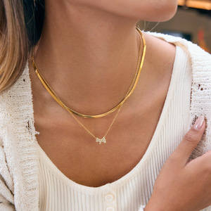 Collar con Colgante de Perro en Tono Dorado, con Engaste Pavé, de Acero Inoxidable, para Uso Diario, Joyería con Dije Temático de Animal - Product Image 3