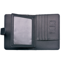 Vendeur chaud en gros personnalisé en cuir PU RFID couverture de passeport avec fente pour carte, fente pour SIM, fente pour billet, porte-passeport