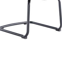 Chaise de bureau ergonomique JOHOOFURNITURE avec base cantilever, fabrication chinoise, idéale pour salle de conférence, coussin épais et confortable
