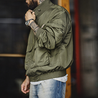 Blouson pour Homme Maden G-8 WEP Style Bomber Col Court Léger Manteau de Printemps Tendance 2026