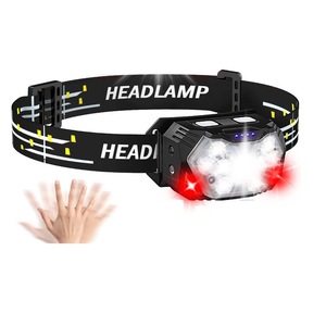 ไฟหน้าแบบ COB LED สว่างพิเศษ กันน้ำ ชาร์จ USB ได้ แหล่งกำเนิดแสงคู่ สำหรับวิ่ง แคมป์ปิ้ง ตกปลา ทำเหมือง - Product Image 2