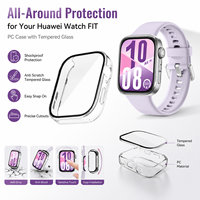 Vente en gros de coques de protection pour montres intelligentes Huawei Watch FIT3 FIT4 FIT4 Pro, en verre trempé, couverture intégrale, anti-chute, tactile sensible