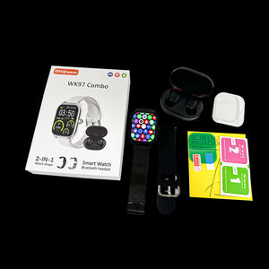 2024 Nuevo reloj inteligente FashionWk97 Correa dual TWS Auricular Caja de reloj y <span class=keywords><strong>película</strong></span> protectora para Android ios - Product Image 4