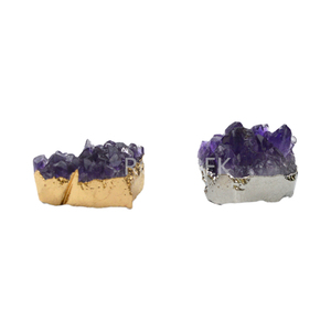 <strong>Wholesale</strong> Natural Uruguay Amethyst Heart Necklace OEM/ODM <strong>Raw</strong> <strong>Crystal</strong> Cluster Pendant Jewelry Healing Stone Gift for Women - Product Image 3