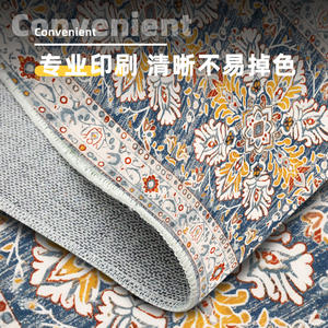 พรมปูพื้นห้องครัว Teshu ขนาด 45x75 ซม. 45x120 ซม. กันลื่น ซึมซับน้ำได้ดี สไตล์ชาติพันธุ์ ทำจากเส้นใยโพลีเอสเตอร์ ซักได้ เหมาะสำหรับห้องนั่งเล่นและห้องนอน - Product Image 4